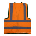 fluorescent red yellow blue orange green high visibility walking safety reflective vest